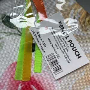 Floral Pencil Pouch – 6.5” x 9.5”